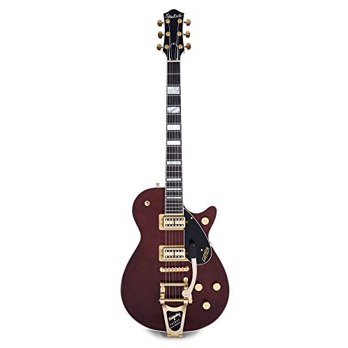 Gretsch G6228TG Players Edition Jet BT Bigsby Gold Hardware Walnut Stain – Guitare Électrique Personnalisée - Les Beatles, Paul McCartney, John Lennon, RIngo Starr, George Harrison Gretsch G6228TG Players Edition Jet BT Bigsby Gold Hardware Walnut Stain - Guitare Électrique Personnalisée – Image 5