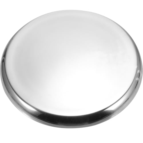 PHENOFICE Asiento Taburete Redondo de Acero Inoxidable 304, Repuesto Metálico Grueso 0.7 Mm, Superficie Espejo sin Tornillos, Parte para Taburete Bar y Silla de Comedor, Uso en Restaurante