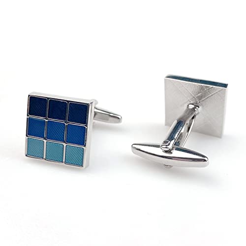 Image of S&W Wedding Cufflinks for Men Cuffs with Gift Box Business for Tuxedo Shirt