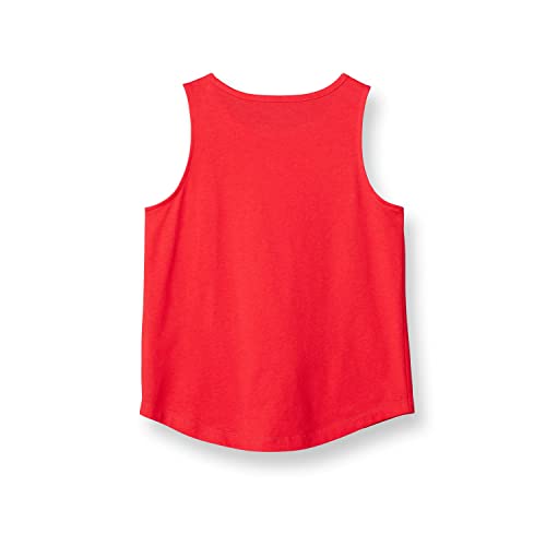 Champion Top, Cotton-Rich Girls' Tank, Stacked Rainbow C Logos2