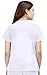 NY Threads Scrub Tops for Women Soft Stretch V-Neck Medical Scrub Top with Pockets, Large, White