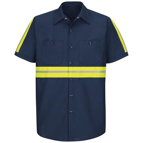 Image of Red Kap Men's Enhanced Visibility IndustrialWork Shirt