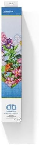 Miniatura 7 de DIAMOND DOTZ Kits de pintura de diamantes florales con corazón de flores para adultos, kits de arte de diamantes, un kit de manualidades creativo