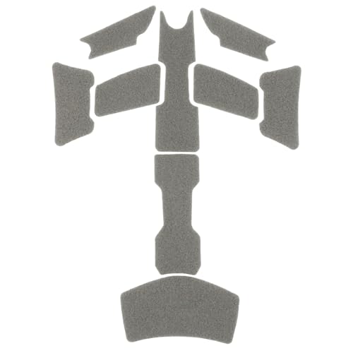 MK Helmet Magic Sticker Hunting CS Helmet Patches Hook and Loop Sticky for MK Helmet 9pcs Set Helmets Accessories (Color : HL-ACC52-G)