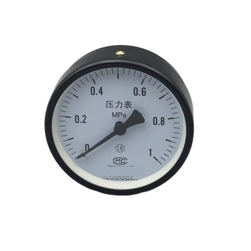 Manomètre axial Y-100Z rétro-connecté à haute lisibilité 0-2.5 MPa