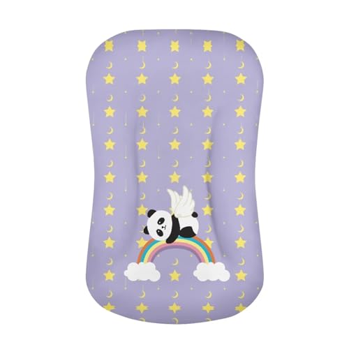 Kathyboom Cute Panda Baby Lounger Cover Ultra Soft Baby Nest Pillow Cover Protective Covers for Newborn Baby Boys and Girls