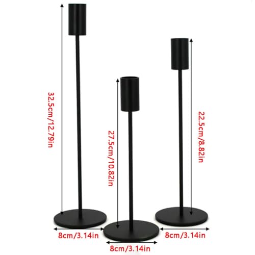 Portavelas de metal dorado para decoración elegante de mesa y centros de mesa, elegante acento para el hogar, perfecto para bodas, fiestas y eventos especiales (juego de 3)