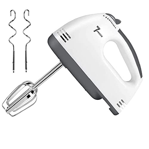 EElabper Handmixer Elektrischer beweglicher Hand Mixer Küche Blender Edelstahl Schneebesen für Backen Mischen Plätzchen