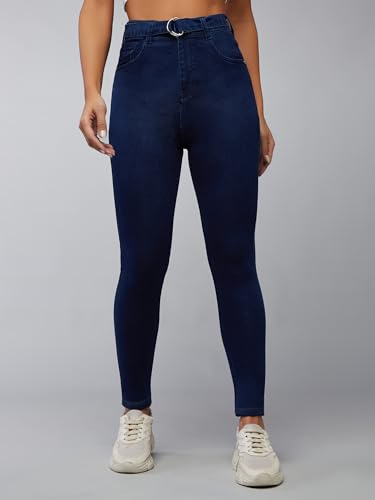 Image of Dolce Crudo Distressed High Rise Skinny Jeans for Women
