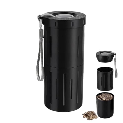 Porta cáscaras de nueces para coche - Utensilios de cocina portátiles con gran capacidad y desmontables - Contenedor para bocadillos de viaje - Para comer frutos secos y aperitivos en el coche Viaje