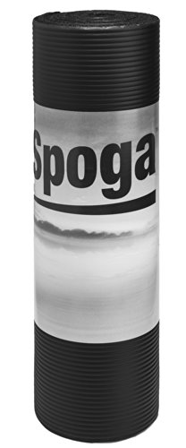 Spoga-Premium-58-inch-Extra-Thick-71-inch-Long-High-Density-Exercise-Yoga-Mat-with-Comfort-Foam-and-Carrying-Straps-for-Exercise-Yoga-and-Pilates