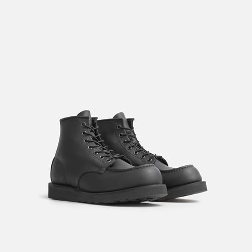 Image of Red Wing Shoes Heritage Classic Moc Men's 6-Inch Boot, Full Grain Oiled and Waxed Leather, Traction Tred Wedge Sole