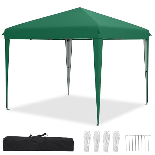 YITAHOME Pop Up Gazebo,3x3M Instant Heavy Duty Pop Up Tent with Storage Bag, Folding Outdoor Shelter for Outdoor Party Camping, Events (Green) - Image 6