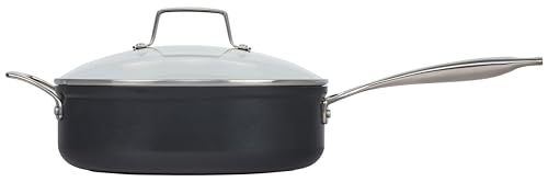 Le Creuset 51317026001001 Essential Non-Stick Ceramic Sauté Pan With Glass Lid thumb #1