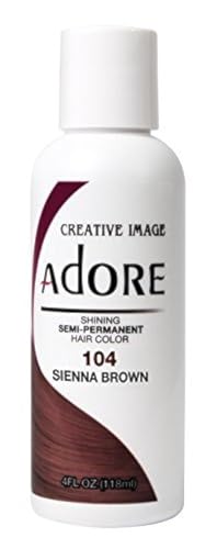 Adore Shining Semi Permanent Hair Colour, 104 Sienna Brown by Adore