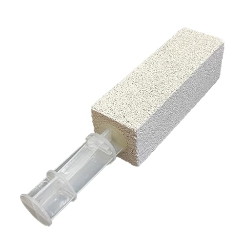 Piedra pómez para la limpieza del baño, piedra pómez para la limpieza,Anillos de agua dura Cadena de fregado con el mango | Medido de manchas sin rascar Heavy Duty Potency Cleaner Fuera para BBQ Grill