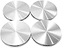 GTOWNWORKS 4pcs Wheel Center Caps Compatible with Chevy Silverado Suburban Tahoe K1500 Escalade 1992-1999 | Silver Center Cover Replacement 15650043 15650045