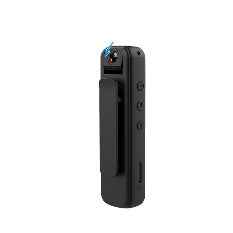 BJdfgE Mini caméra numérique HD 1080p for la Maison et Le Sport, avec détecteur de Mouvement sécurité magnétique. Petit caméscope Poche(with 32GB TF Card)