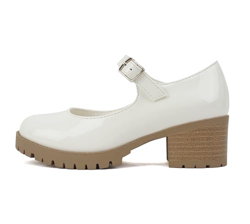 Soda girls Mary Jane With Chunky Block Heel