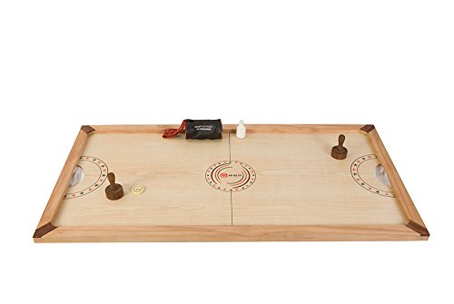 Jeu de Palet - c'est une version extra rapide de air-hockey en bois. La planche est 130 cm x 70 cm et inclut 2 poignets, 1 palet acrylic et 30 gr. de poudre.