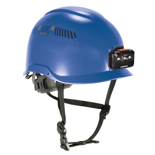 Image of Ergodyne Skullerz 8977LED Type 2 Vented Safety Helmet with LED Light, Class C, Type III Hard Hat