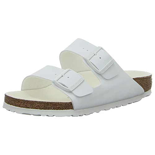 Birkenstock, slides Unisex-Adulto, white, 41 EU