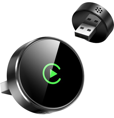 Image of Wireless CarPlay Adapter for Apple, Convert Wired to Wireless CarPlay Adapter, USB-C /Type-C, Plug & Play, Car Play Dongle Stick Only for Apple Wired CarPlay Cars & for iPhone iOS 10+