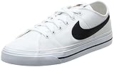Nike Men's Court Legacy CNVS Walking Shoe, White Black, 13