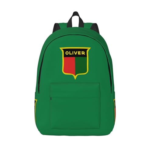 Oliver Farm Tractors And Equipment Versatile Canvas Backpack – Compact Laptop Daypack With Multi-Pocket Design For Work & Outdoor