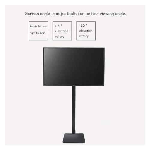Soporte móvil para TV con ruedas y ajuste de altura miniatura 5