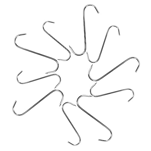 Cabilock 10pezzi Ganci Per Acciaio Inossidabile s Per Affumicatura e Cucina Utensili Per Appendere Salsicce e Resistente e Facile Da Pulire