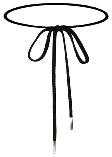 WENLOOY Women Girls Boho Weave Cotton Braided Waist Tie Belt Wrap Cloth Belts for Dress Pants