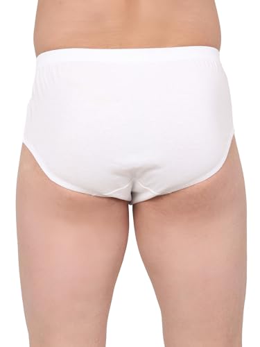 Image of Men 100% Combed Cotton Inner Elastic Self Design Briefs INFO IE