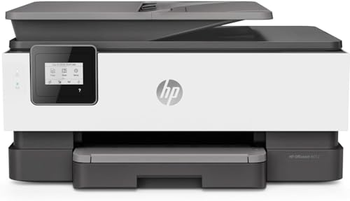 HP OfficeJet 8012 Imprimante Multifonction (Jet d'encre, Couleurs, Wi-Fi, Jusqu'à 18 ppm, Recto-Verso, A4) Instant Ink - Economisez jusqu'à 70% sur le prix de l'encre