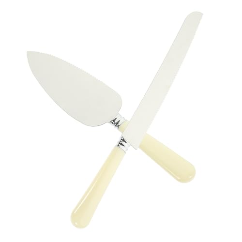 OFFSCH Set of 2 Pink Crafted Cake Cutters Sturdy Cheese Slicers Easy-clean Non-slip Handles