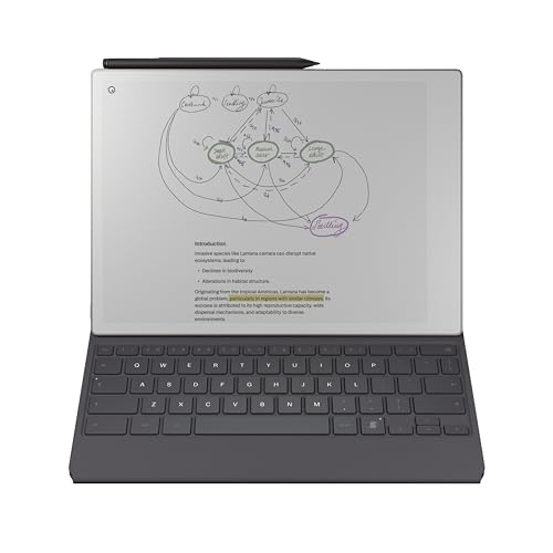reMarkable Paper Pro - Mosaic Weave Type Folio Keyboard for Your 11.8'' Paper Pro Tablet (Tablet Not Included) - Basalt