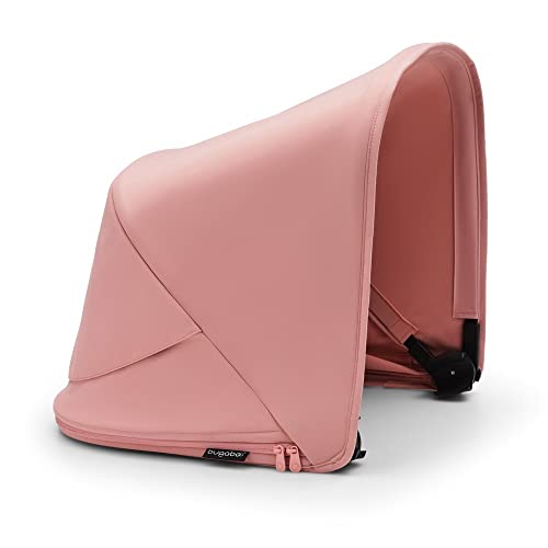 Image of Bugaboo Fox 5 Sun Canopy Morning Pink with UPF 50 Sun Protection Treatment and Peekaboo Panel