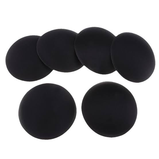 3 Pairs Bra Insert Pads Removeable Round Cotton Bra Pads Inserts for Bikinis Tops Sports Bra Swimsuit Sports Bra. (Black, Push-UP - 32 Cup)-picture-38