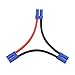 BDHI 1pc EC5 Series Connector with 10awg Wire/Series Battery Adapter 10awg 4inch for Losi/E-Flite(B101-1)
