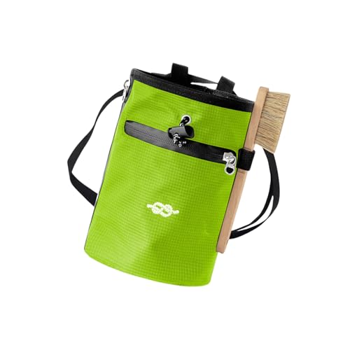 Bolsa de tiza para escalada en roca con cinturón y cremalleras, bolsillo de almacenamiento, fitness, gimnasio, levantamiento de pesas, búlder, bolsa de magnesio