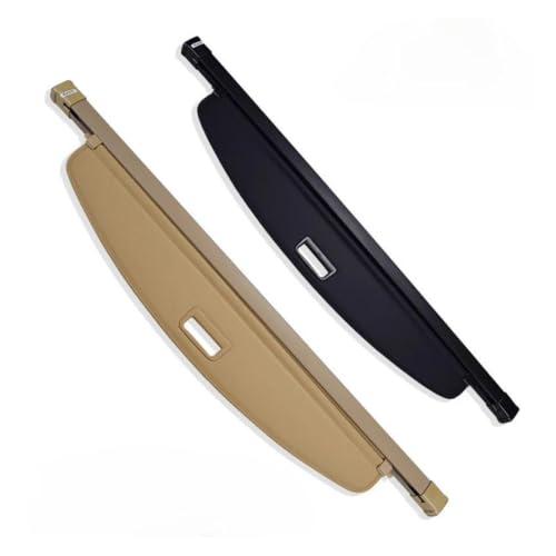 Cache-bagages pour Peugeot 3008 2009-2017 rideau de coffre beige rétractable