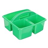 VILLFUL Cestino Portaoggetti con Manico per Utensili e Pulizie Contenitore Multifunzione per Organizzare Accessori e Piccoli Oggetti per Casa Magazzino e Negozio Pratico e Portatile