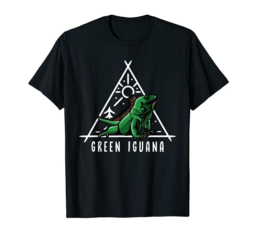 Lagarto guardián de reptiles iguana verde Camiseta