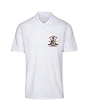 Kappa Alpha Psi Polo Shirt White/White XX-Large