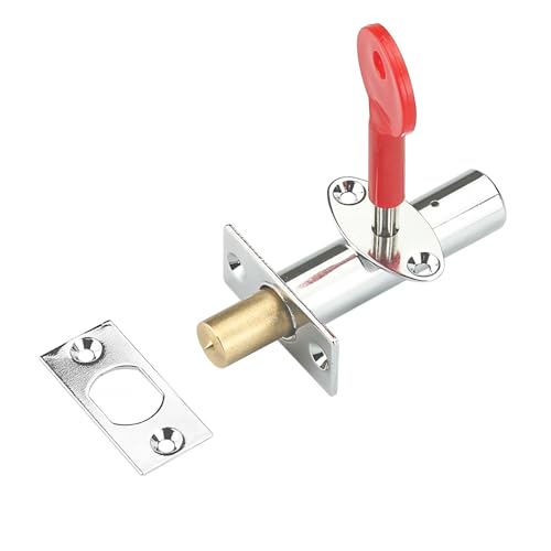 Ctyjia 1PCS Door Security Rack Bolt, Mortice Door Bolt with Star Key, Anti-Theft Door Lock Bolt, Security Mortice Rack Bolts - Image 3