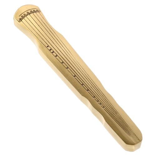 BEBEMOKO 古風鎮尺 小型真鍮製紙鎮 書道用ペーパーウェイト 書画固定ツール