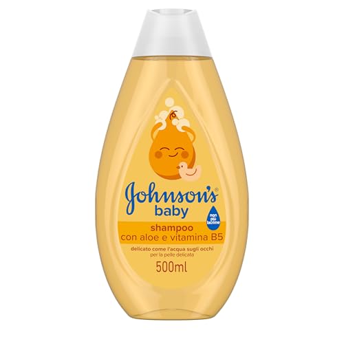 Johnson's Baby Shampoo bambini e neonati Con Aloe e Vitamina B5 500ml