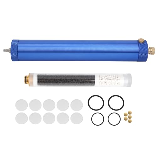 Yuecoom 4500psi Diving Separator, Air Filter Oil and Water Separator High Pressure 30MPa Diving Activated Carbon M50T