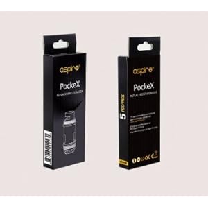 Résistances PockeX AIO – Aspire – Inox 316L 0.6ohm – sans nicotine ni tabac