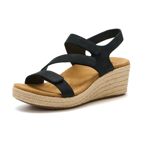 ABEO Riviera Adjustable Metatarsal Sandal | Arch Support Sandals Women's | Wedge Sandals For Women | Built-In Orthotic Insole